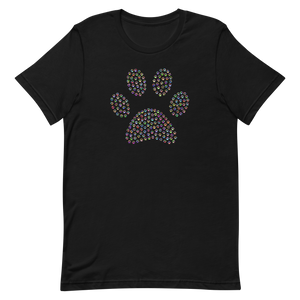 Paw Print Unisex t-shirt, Dog and Cat Lover's T-shirt, Dog Mom Shirt, Dog Dad Shirt