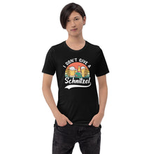 Load image into Gallery viewer, Oktoberfest Unisex t-shirt, I Don&#39;t Give A Schnitzel Funny Octoberfest Shirt