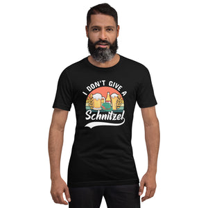 Oktoberfest Unisex t-shirt, I Don't Give A Schnitzel Funny Octoberfest Shirt