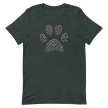 Load image into Gallery viewer, Paw Print Unisex t-shirt, Dog and Cat Lover&#39;s T-shirt, Dog Mom Shirt, Dog Dad Shirt