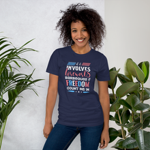 Load image into Gallery viewer, Patriot&#39;s Short-sleeve unisex t-shirt, 4th Of July Shirt, American Pride,  Gift For Proud American