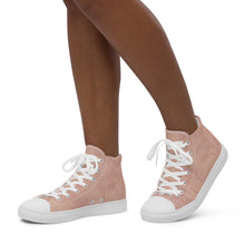 Load image into Gallery viewer, Urban Pink Women’s high top canvas shoes