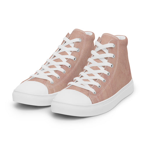 Urban Pink Women’s high top canvas shoes