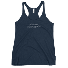 Load image into Gallery viewer, Please Note The Time.  You&#39;re Going To Be My Alibi Later.  Women&#39;s Racerback Tank