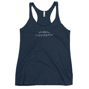 Please Note The Time.  You're Going To Be My Alibi Later.  Women's Racerback Tank