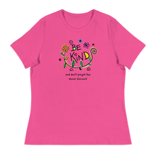 Load image into Gallery viewer, Funny Women&#39;s Relaxed T-Shirt, Be Kind And Don&#39;t Forget The Senior Discount,  Gift For Grandma, Gift For Senior