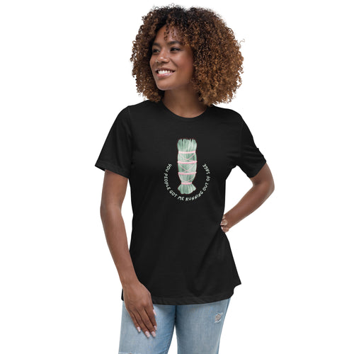 Funny Sage Smudge Stick Women's Relaxed T-Shirt, Halloween Shirt