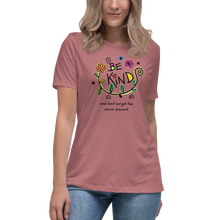 Load image into Gallery viewer, Funny Women&#39;s Relaxed T-Shirt, Be Kind And Don&#39;t Forget The Senior Discount,  Gift For Grandma, Gift For Senior