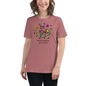 Funny Women's Relaxed T-Shirt, Be Kind And Don't Forget The Senior Discount,  Gift For Grandma, Gift For Senior