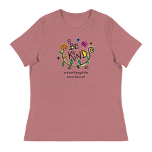 Load image into Gallery viewer, Funny Women&#39;s Relaxed T-Shirt, Be Kind And Don&#39;t Forget The Senior Discount,  Gift For Grandma, Gift For Senior