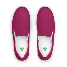 Load image into Gallery viewer, Women’s Berry Purple slip-on canvas shoes