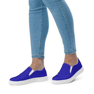 Royal blue hot sale slip on shoes