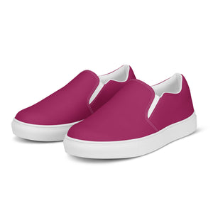 Women’s Berry Purple slip-on canvas shoes